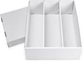 1 Pack Trading Card Storage Box, Cardboard Card Boxes 2700 Count